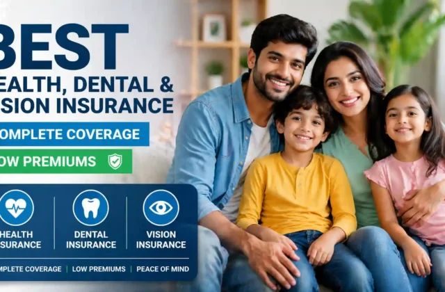 Best Health Insurance, Dental Insurance, and Vision Insurance Plans with Complete Coverage and Low Premiums