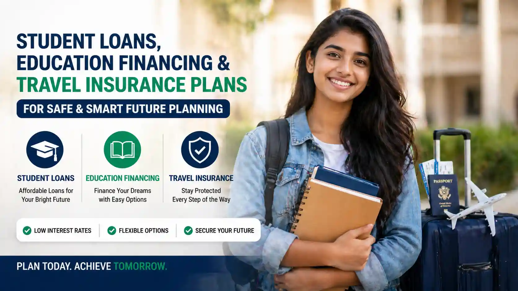 Student Loans, Education Financing, and Travel Insurance Plans for Safe and Smart Future Planning
